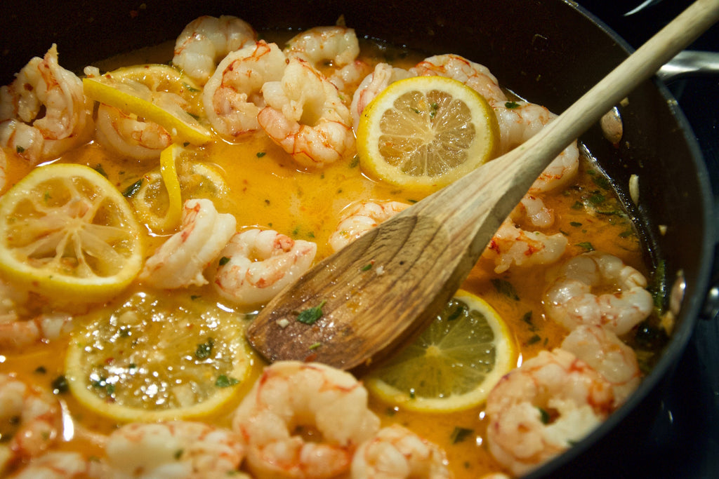 Butter lemon shrimp 