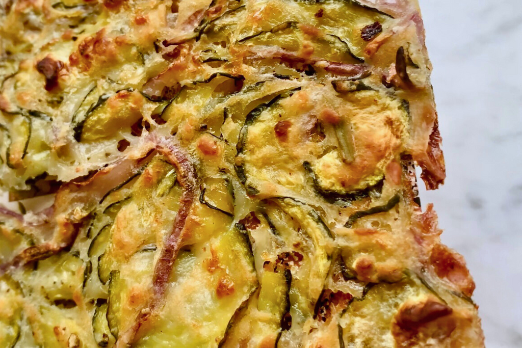 Crispy Zucchini Flatbread