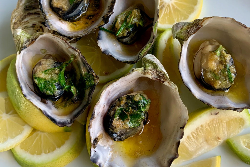 Herb Butter-Roasted Oysters