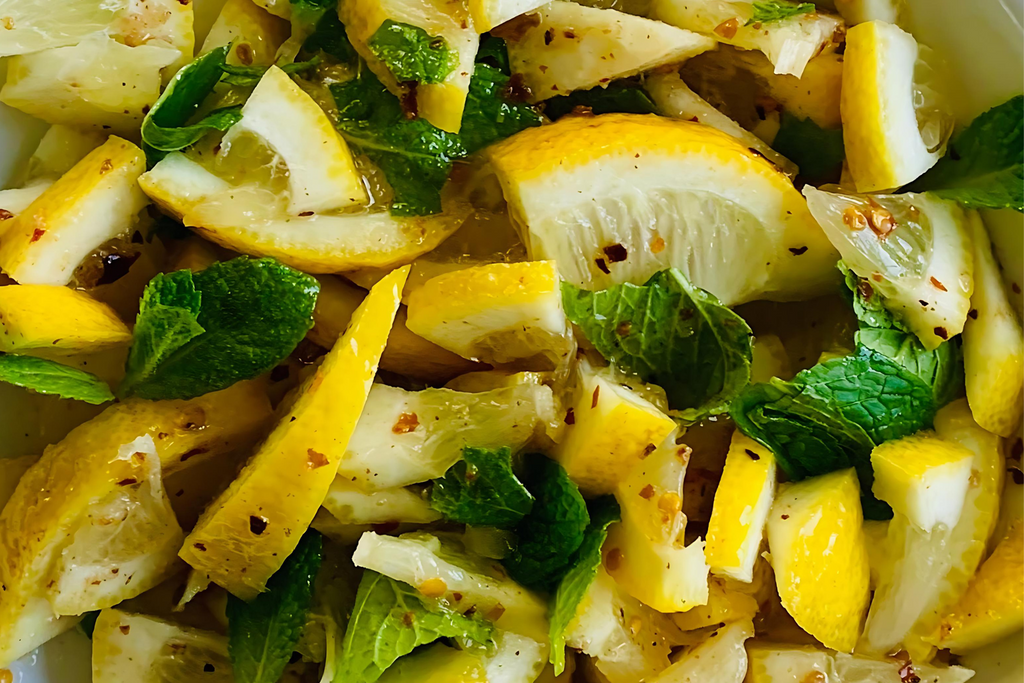 Preserved Lemon Mint Salad